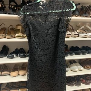 Black lace fitted dress size 8.